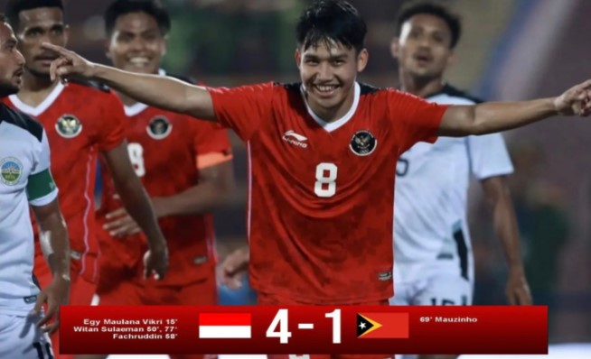 Timnas Indonesia vs Timor Leste